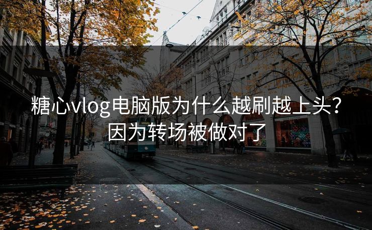 糖心vlog电脑版为什么越刷越上头？因为转场被做对了